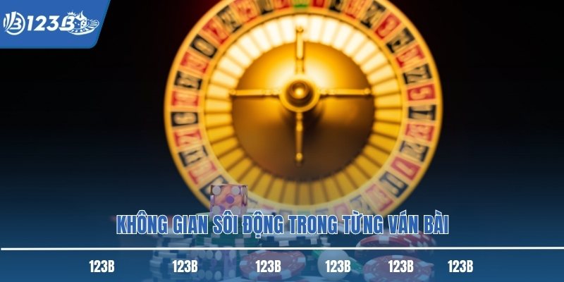 Không gian sôi động trong từng ván bài