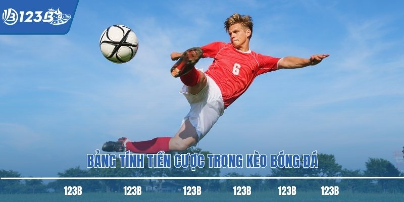 Bảng tính tiền cược trong kèo bóng đá